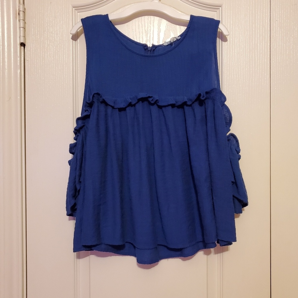 Cold shoulder blouse